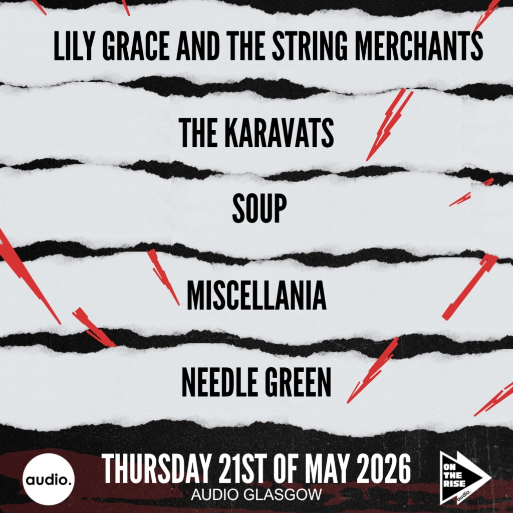On The Rise - Lily Grace and the String Merchants,  The Karavats,  Soup,  Miscellania and Needle green (18+)
