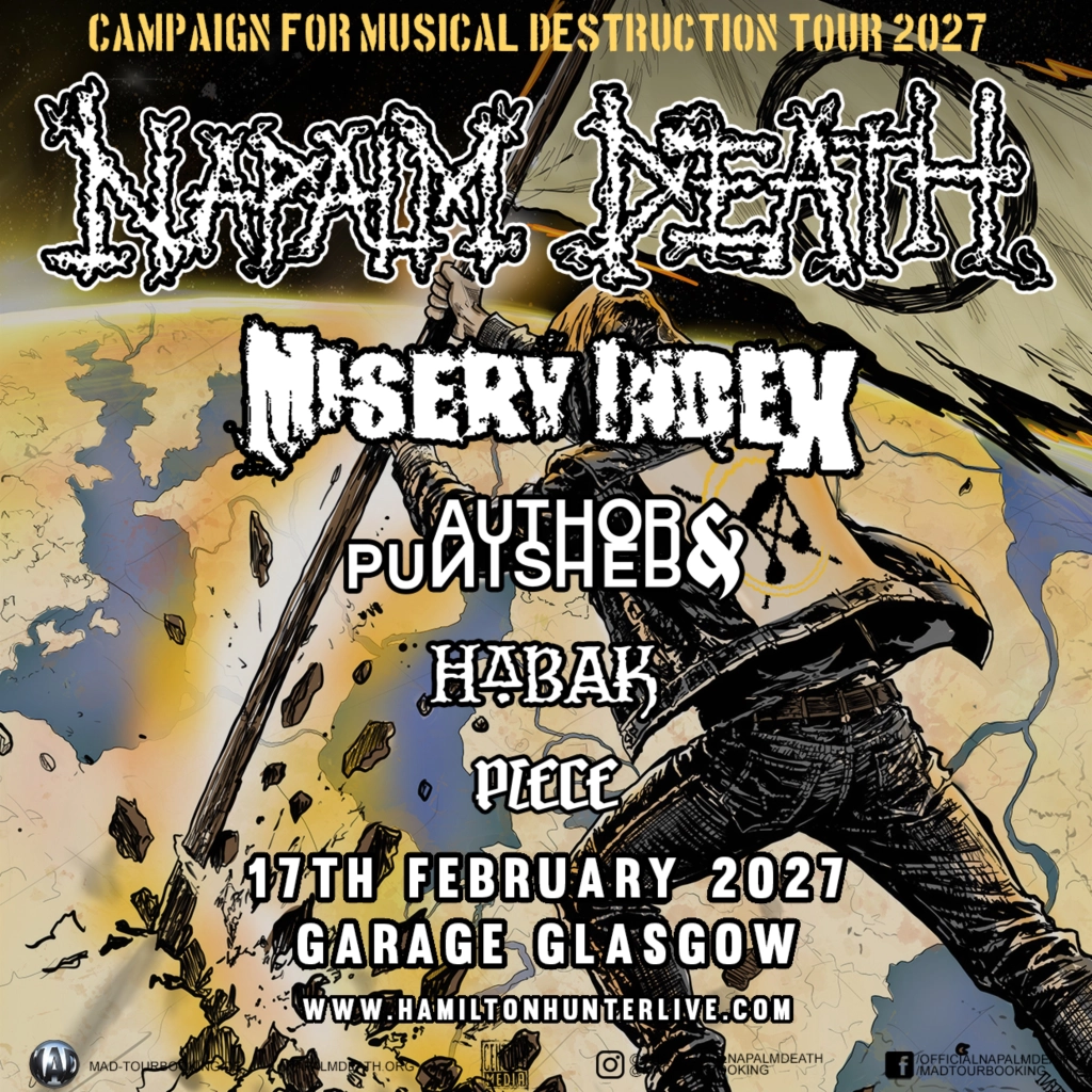 Napalm Death + Misery Index + Author & Punisher + Habak + Piece