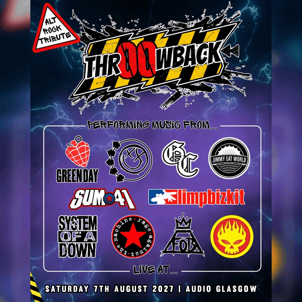 Thr00wback - Ultimate 00s Pop Punk Tribute - Glasgow